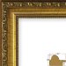 Craig Frames 6301 8 by 10-Inch Picture Frame, Smooth Brushed Ornate Finish, 1.325-Inch Wide, Gold