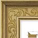 Craig Frames 657591 18 by 36-Inch Picture Frame, Embossed Composite Finish, Solid Wood Core, 2.75-Inch Wide, European Gold