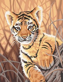 Dimensions-Needlecrafts-Paintworks-Paint-By-Number-Tiger-Cub-0